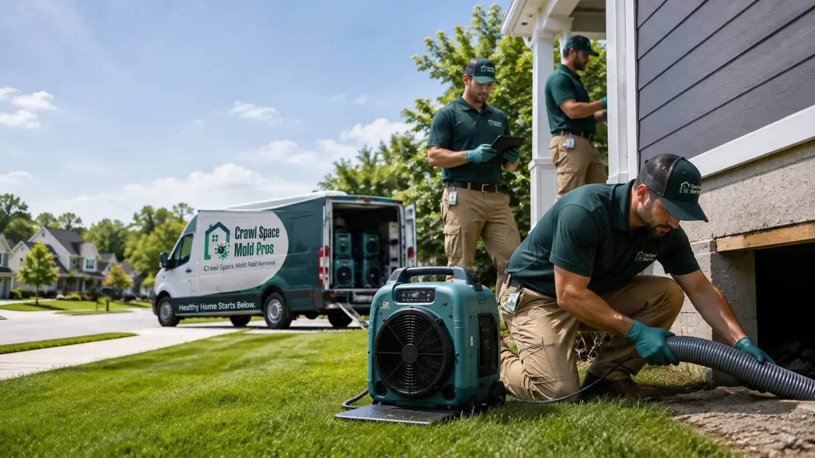 Crawl Space Mold Removal in Frenchville, ME